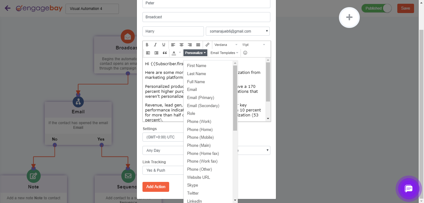 CRM marketing personalization tools