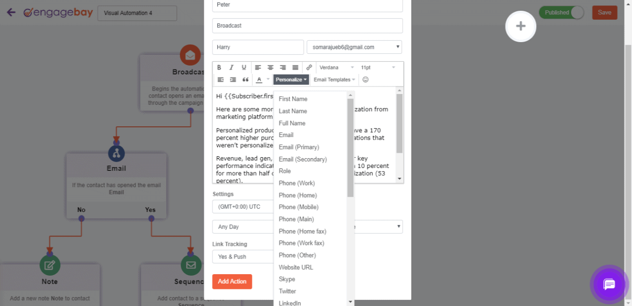 CRM personalization tools