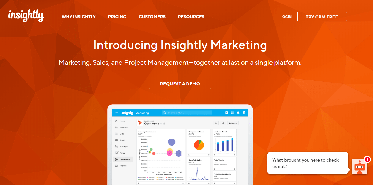 Insightly: best CRM tool for small businesses