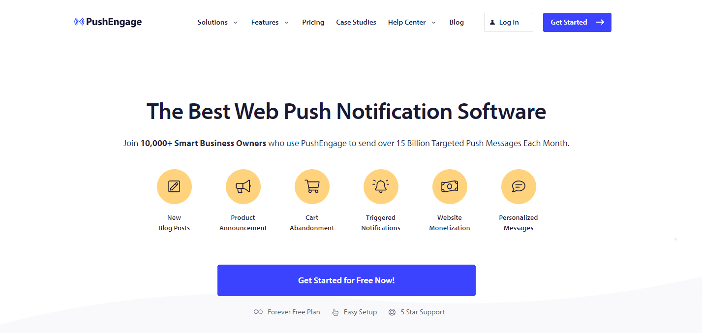 PushEngage customer service tool