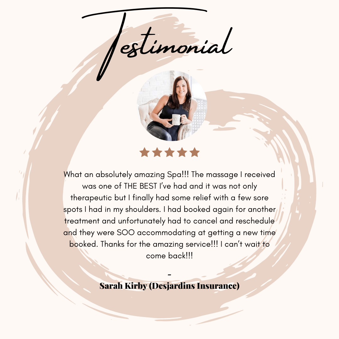 Spa testimonial example