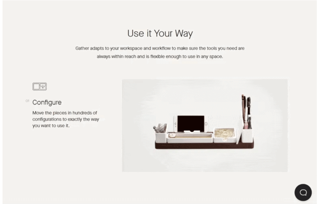 Gather – high converting landing page