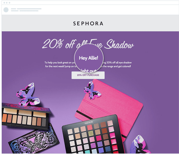 sephora personalization email marketing strategy